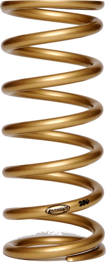 J100 13 x 5 in. Rear Coil Spring, Gold Powder Coat - 100 lbs