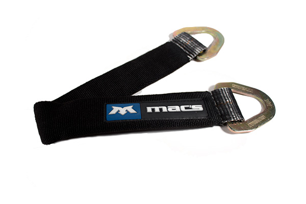 121740 2 x 40 in. Polyester Axle Strap, Black