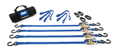 510001 4 Tie Downs Motorcycle Pack