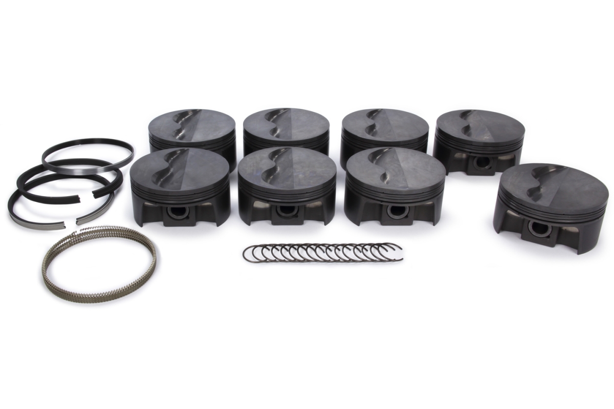 Mahle 197726865 PowerPak F-T Piston Set - Silver - 4.06 in. Bore - High-Performance Upgrade
