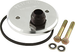 09-0004 -12 AN Oil Filter Block Off Plate
