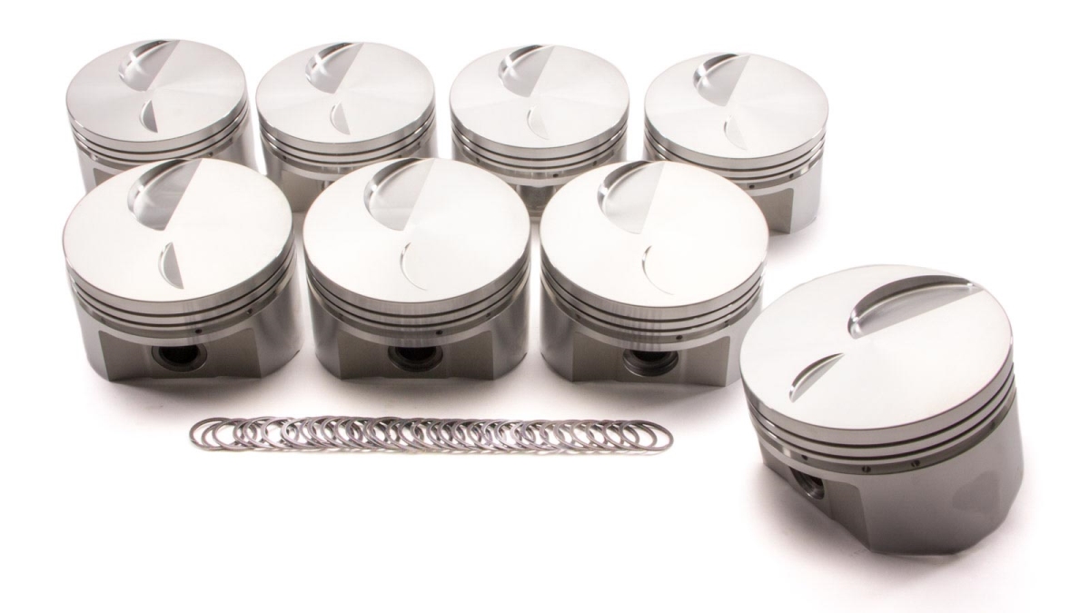 150723 4.390 in. Bore Flat Top Piston Set for Big Block Ford, -3cc