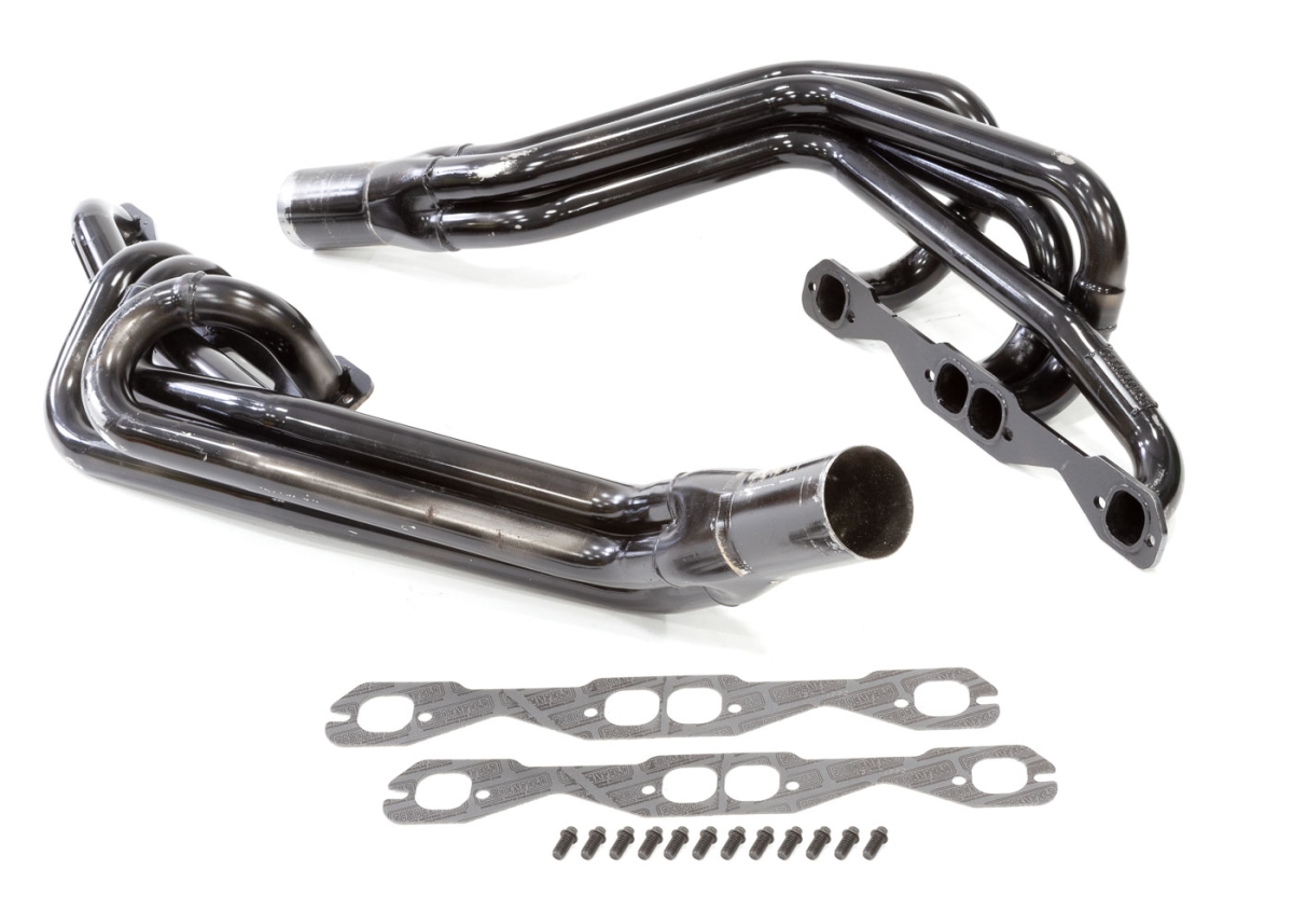 145CM2 1.62 in. 602 Crate Motor Flange Crossover Header for Small Block Chevy