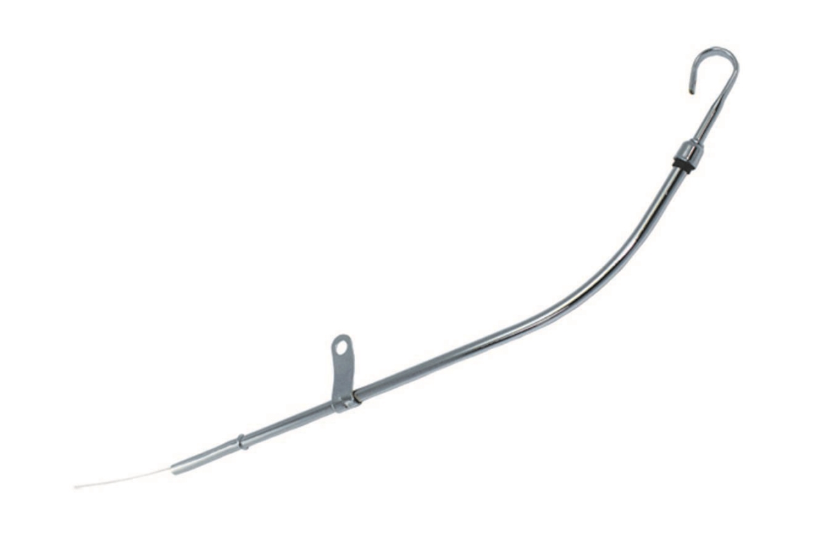 7146 Chrome Oil Dipstick with Billet Handle for 1980-1985 Small Block Chevy