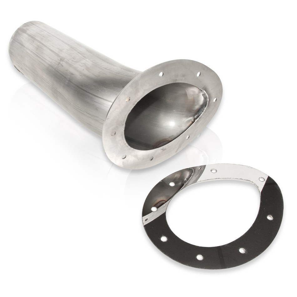 ST2811 3 in. Inlet Teardrop Style Through Body Exhaust Tip