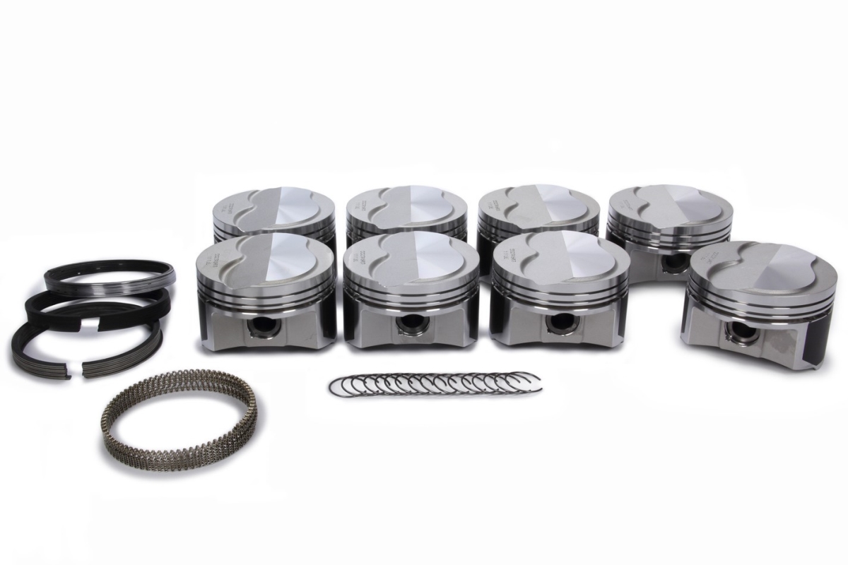 PTS523A903 3.9 in. Bore 4cc LS1 Domed Piston Set