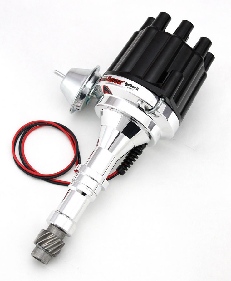 D150700 Flame-Thrower Distributor with Black Cap for 400-455 Buick Big Block V8