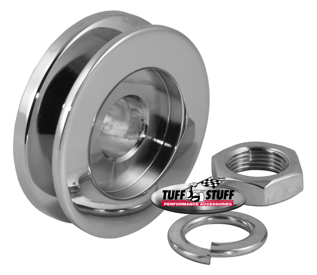 7610E Alternator Chrome Single V-Pulley