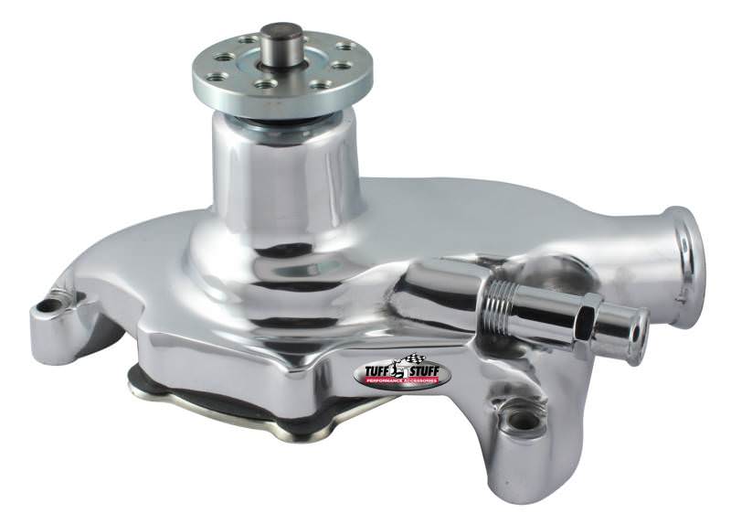 1353NA Short Smoothie Water Pump for Small Block Chevy, Chrome