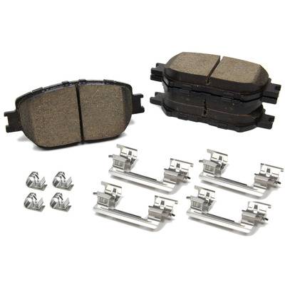105.09081 Posi-Quiet Ceramic Brake Pads with Shims & Hardware for 2006-2015 Lexus IS250 & GS300