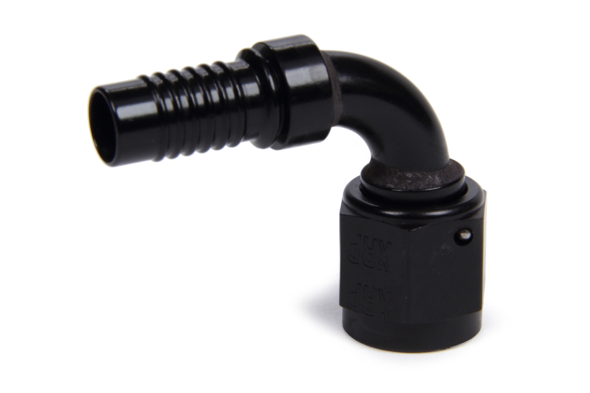 229006 No.6 HS-79 Hose End, Black Anodize - 90 deg