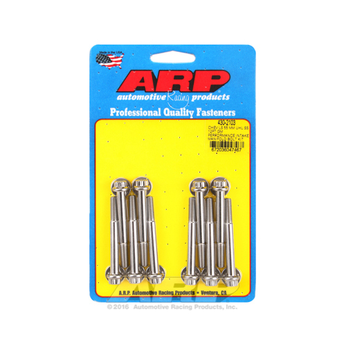 430-2103 GM Performance Intake Manifold Bolt Kit for Chevy LS, 55 mm UHL - 12 Point
