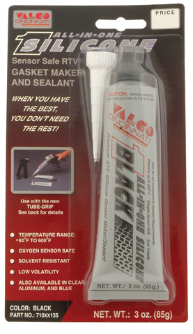 71135 3 oz All-In-One Black Silicone Sealant