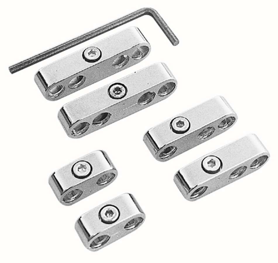 9576 7-8.5 mm Pro Style Spark Plug Wire Loom, Chrome