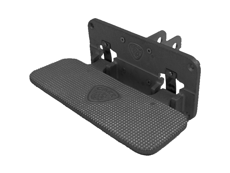 190011 Hitch Mount Mega Step, Black Powder Coat
