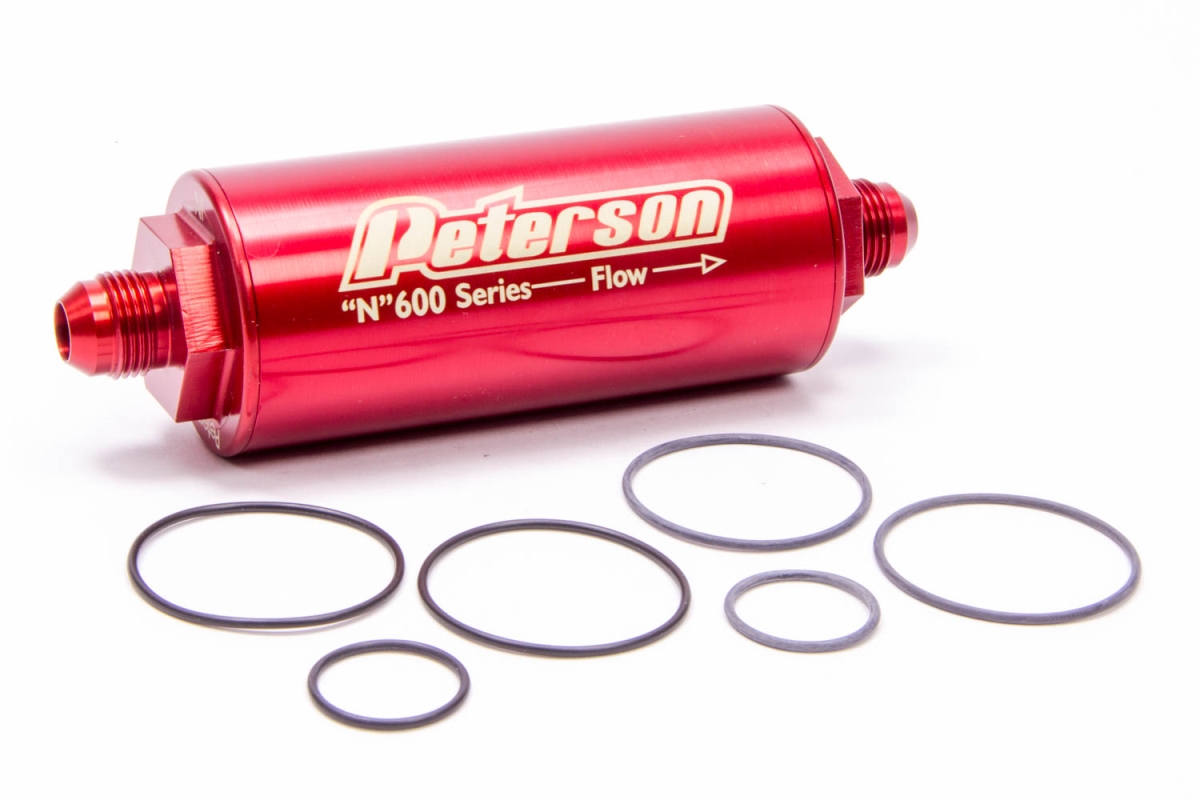 09-0627 -12 AN 600 Series Inline Fuel Filter - 100 Micron