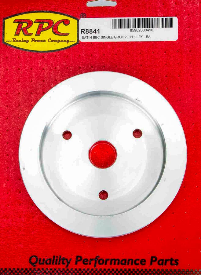 R8841 Short Water Pump Single Groove Lower Pulley for Big Block Chevy
