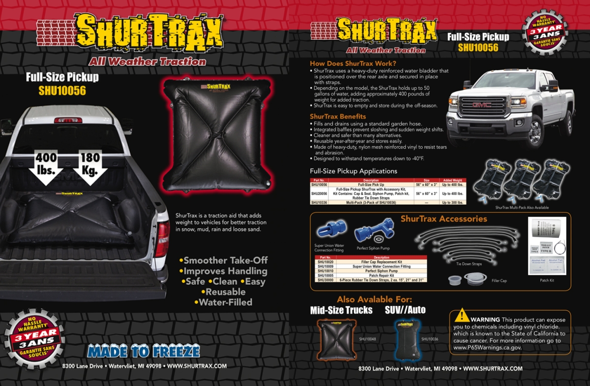 103 Full-Size Pick-UP Sell Sheet