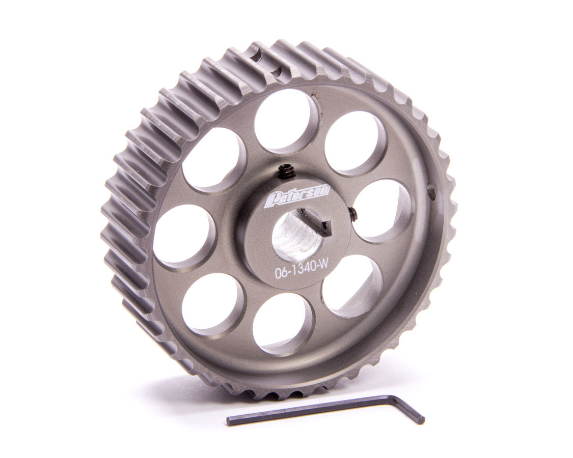 06-1340-W Oil Pump Pulley, Black Anodize - 40 Tooth