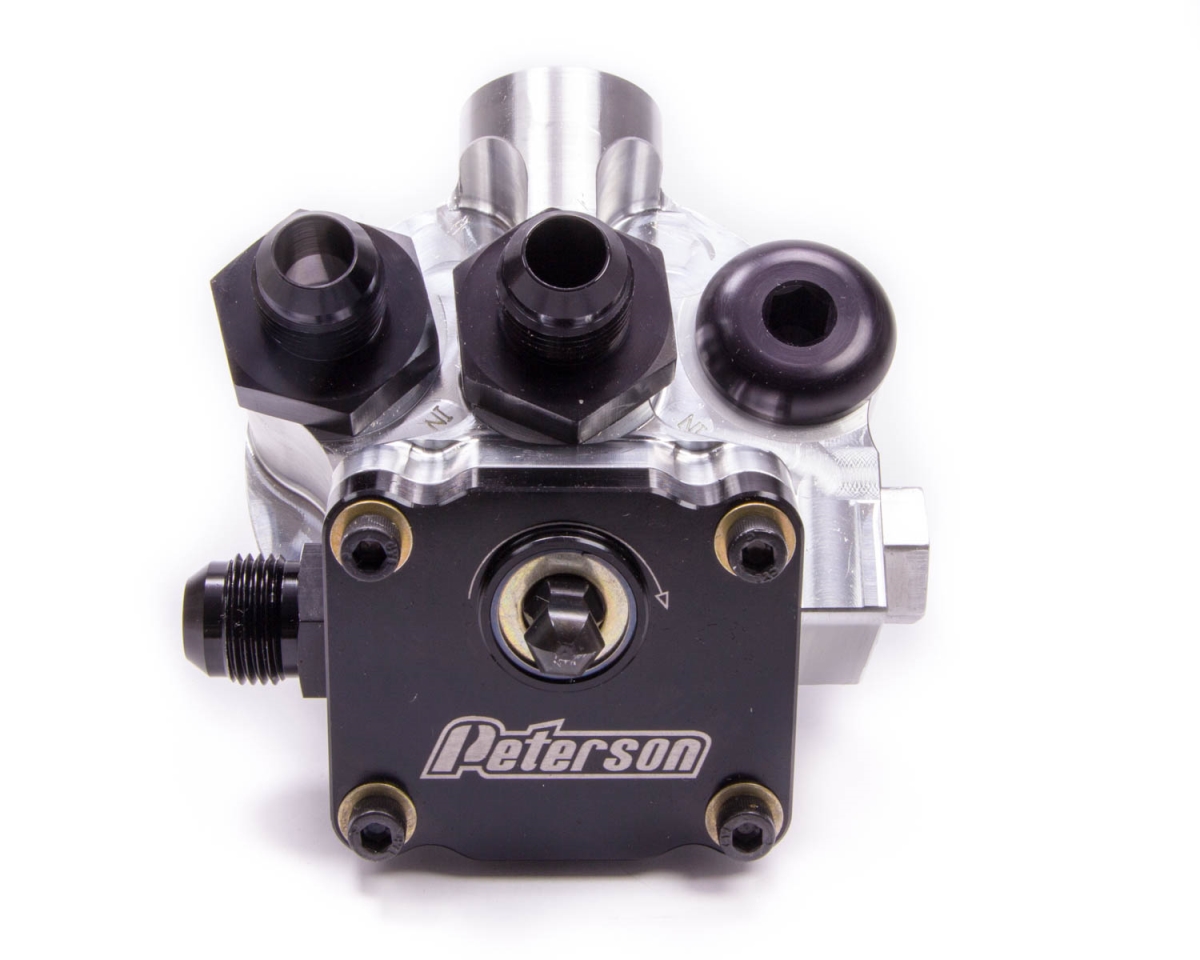 09-1561 12 AN Engine Primer Oil Filter Mount, Natural - 1.5-12 in. Center Thread