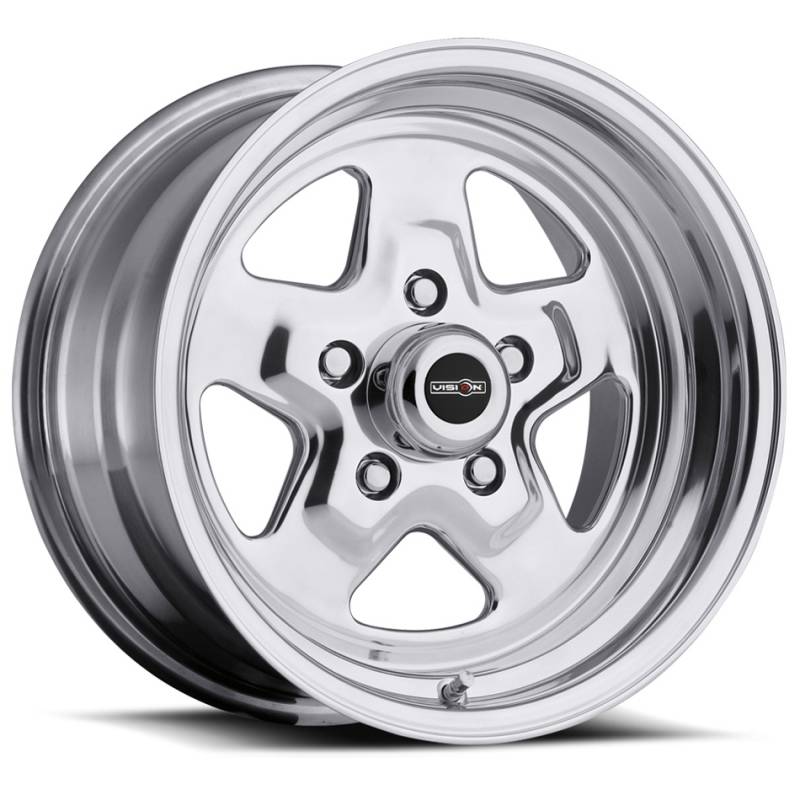 521H5461P-19 15 x 4 in. Nitro Wheel, Polished - 1.750 in. Backspace - 5 x 4.75 in.