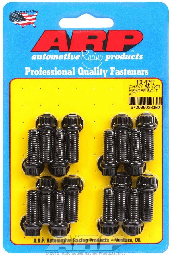 100-1212 12-Point Header Bolt Kit for Big Block Chevy