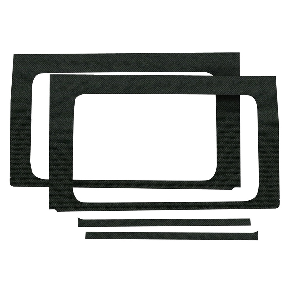 050173 Boom Mat Sound Deadening Rear Side Window Kit for 2018-2019 Jeep Wrangler JL 4-Door, Black - 4 Piece