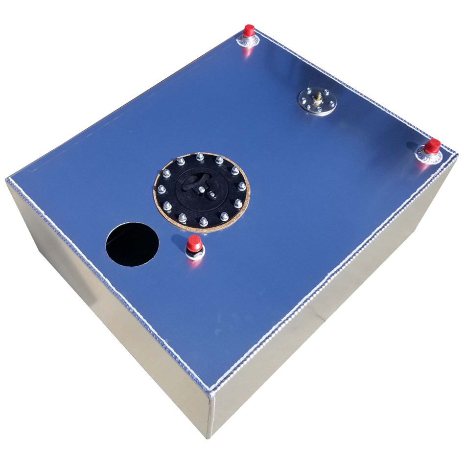 2200HS 15 Gallon Holley Pump Ready Fuel Cell - Natural Aluminum - 10 x 24 x 20 in. - Durable Design