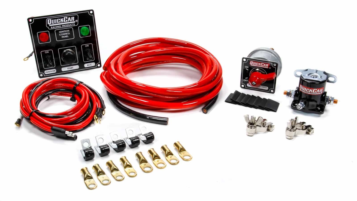 50-831 4 Gauge Wiring Kit with 50-822 Panel - Black