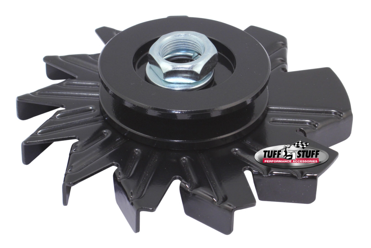 7600AB Alternator Stealth Black Fan & Pulley Combo<BR>