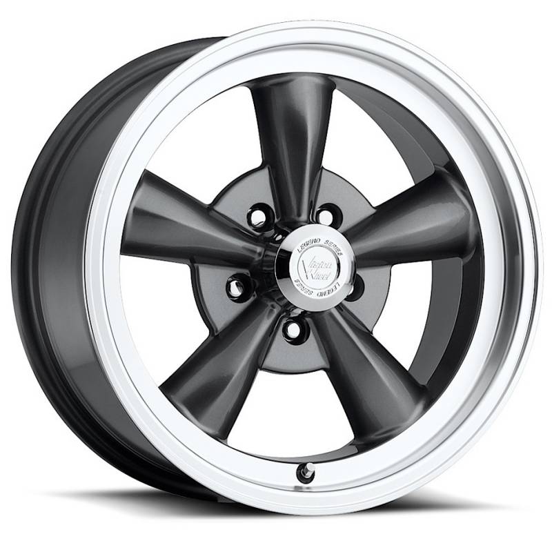 141H5873GM-19 15 x 8 in. Legend 5 Wheel, Gunmetal - 3.750 in. Backspace - 5 x 5.00 in.