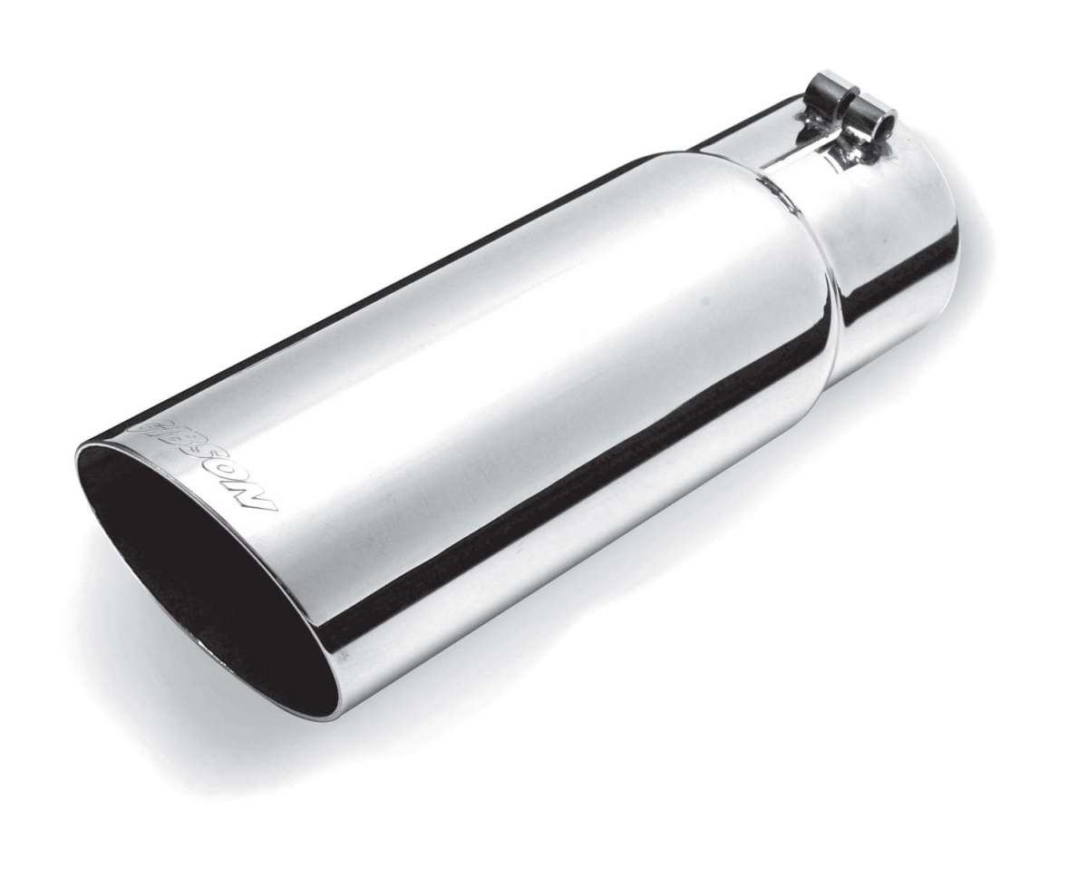 500392 Stainless Steel Single Wall Angle Exhaust Tip