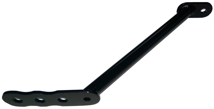 SC-TW-0042BLK Adjustable Short Rear Nose Wing Strap Tubular - Black