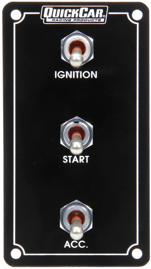 50-790 Extreme 3 Switch Pigtail End Vertical Ignition Panel
