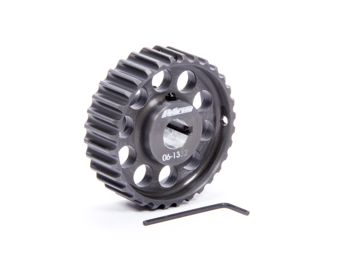 06-1332 Oil Pump Pulley, Black Anodize - 32 Tooth