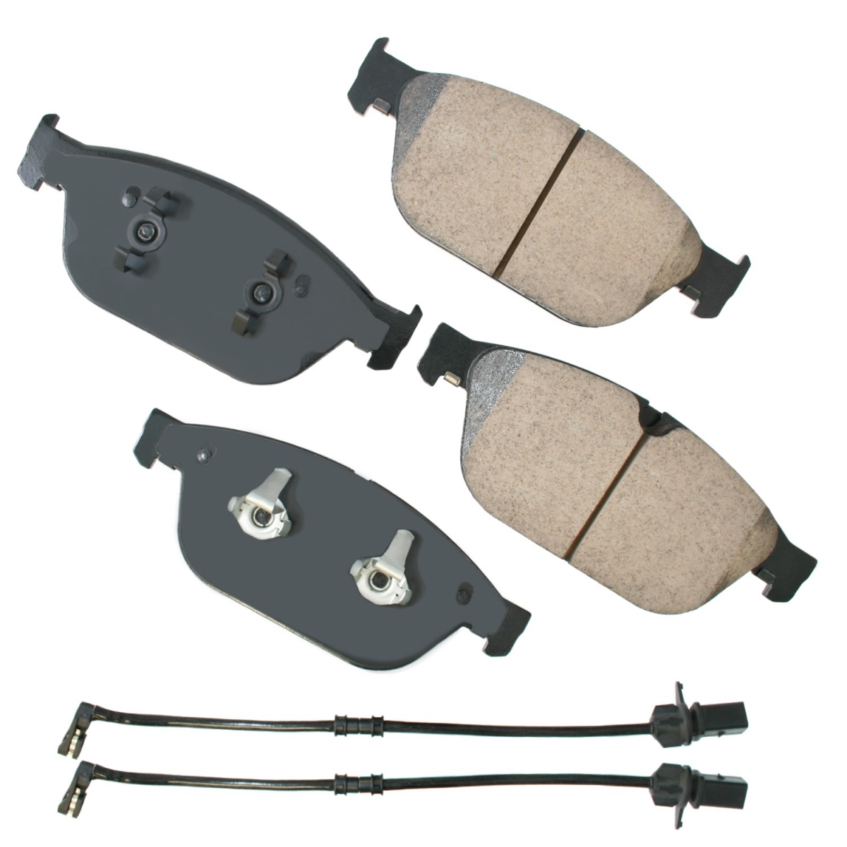 Euro Ultra-Premium Front Brake Pads for 2012-2018 Audi - Set of 4