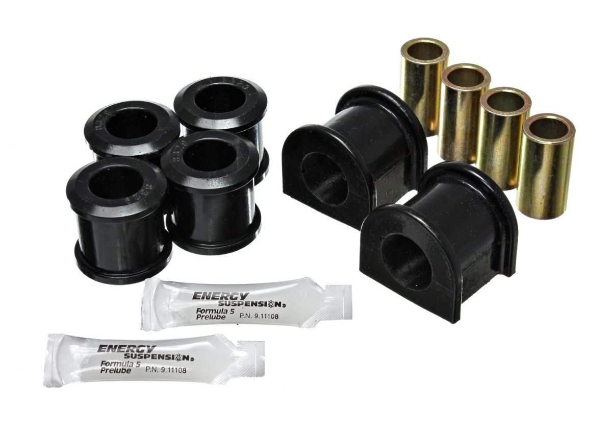 Hyper-Flex Front Sway Polyurethane Bar Bushing Kit for 1994-2004 Hummer, Black