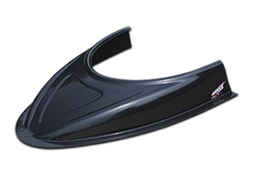 MD3 Hood Scoop with 3 in. Tall Flat Carbon Fiber Look