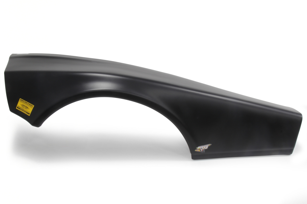 MD3 Plastic Half Driver Side Fender Fender, Black