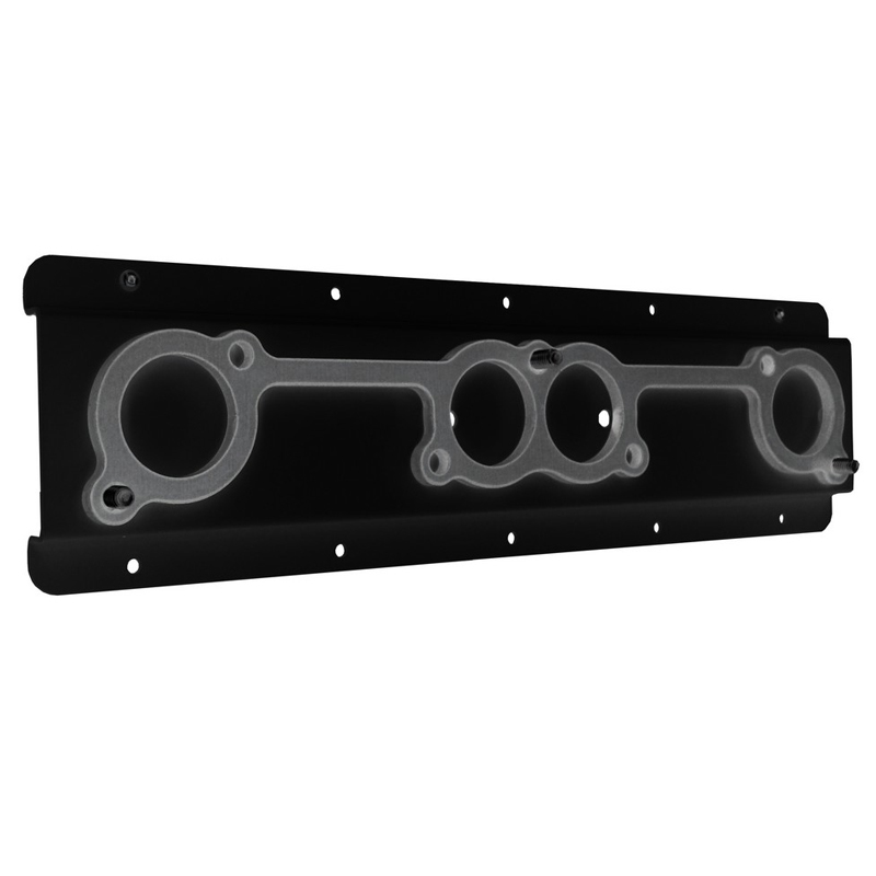 HRPHRP6700F-BLK Aluminum Header Wall Mount, Black Powder Coat