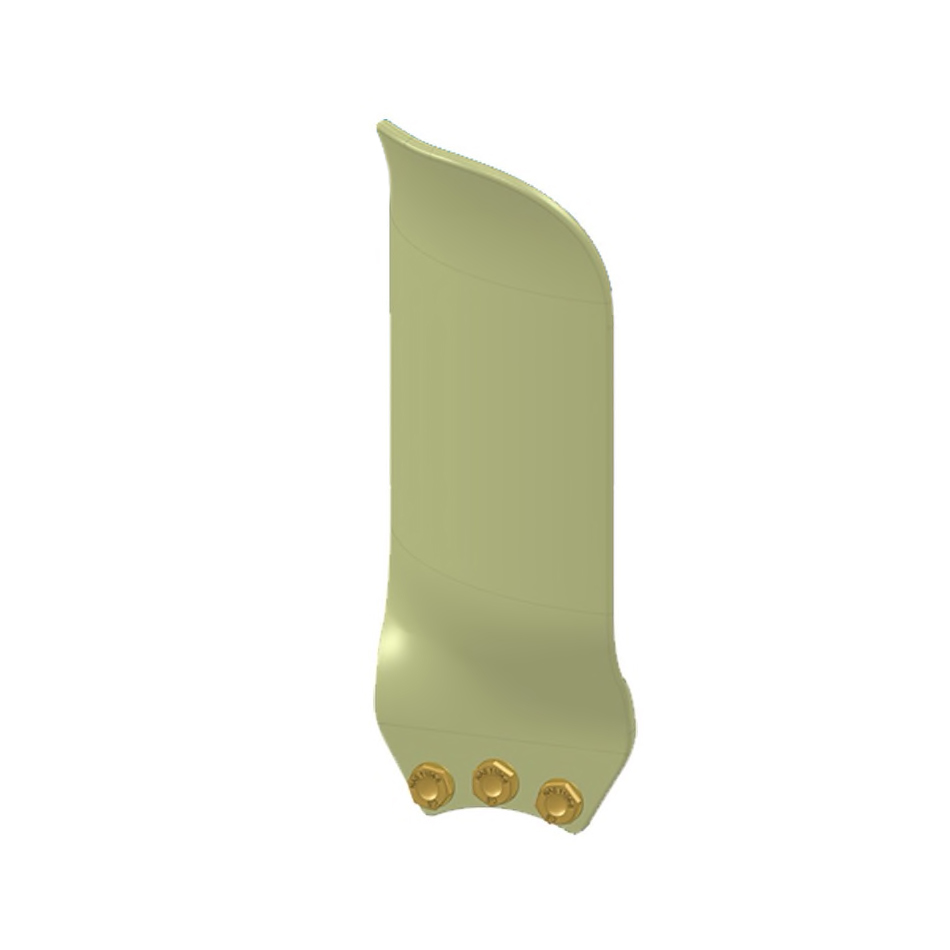 15 in. Mechanical Plastic  Blade, Natural