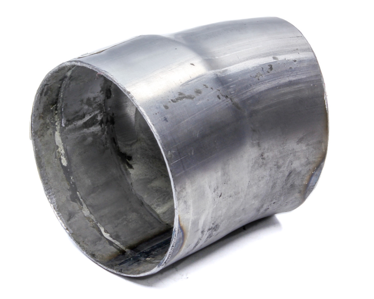 SCH3523 3.5 in. Inlet & Round Outlet Clamp-On Exhaust Tip with 4.5 in. Long Single Wall Cut Edge Turnout Style, Natural