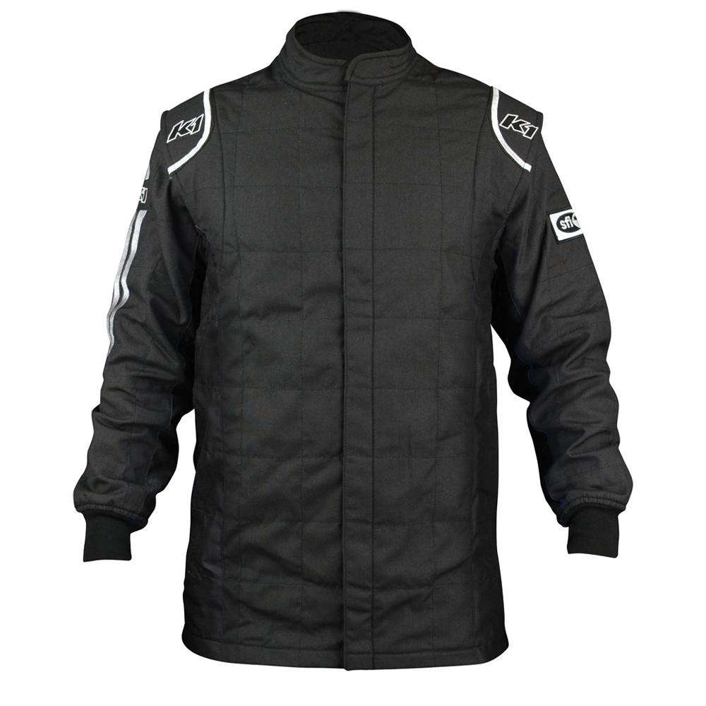 K1R21-SPT-NW-XL Sportsman Jacket, Black & White - Extra Large