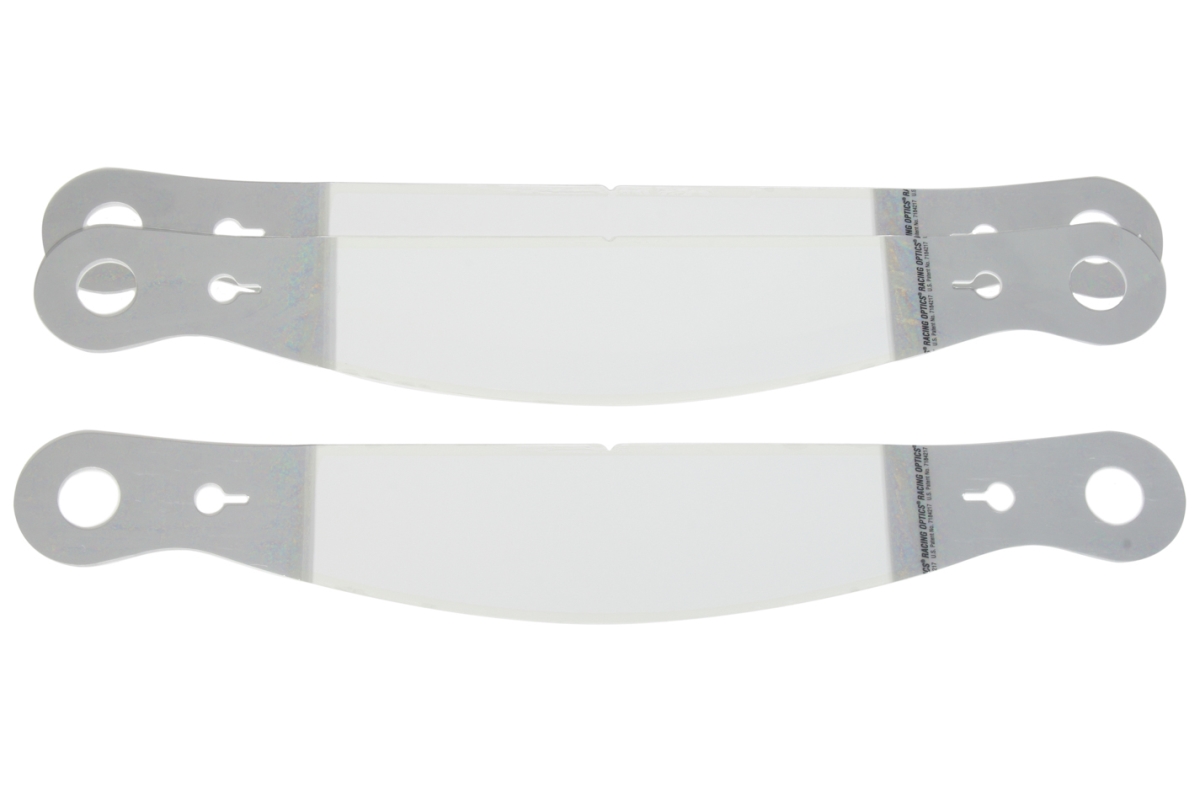 2 mm Thick Perimeter Seal Tear Off Helmet Shield with Simpson Venator, Clear - Set of 30