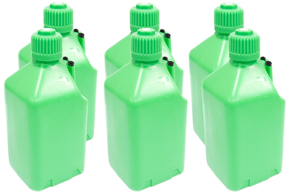 SCR2000GG-CASE 5 gal Utility Jug, Glow Green - Case of 6