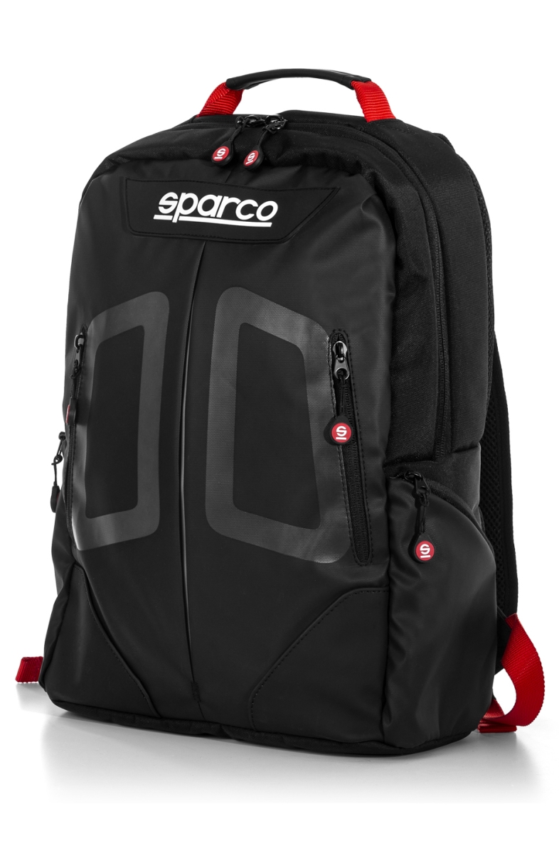 SCO016440NRRS 30 x 40 x 14 in. Zipper Closure Backpack Straps  Logo Stage Gear Bag, Black & Red
