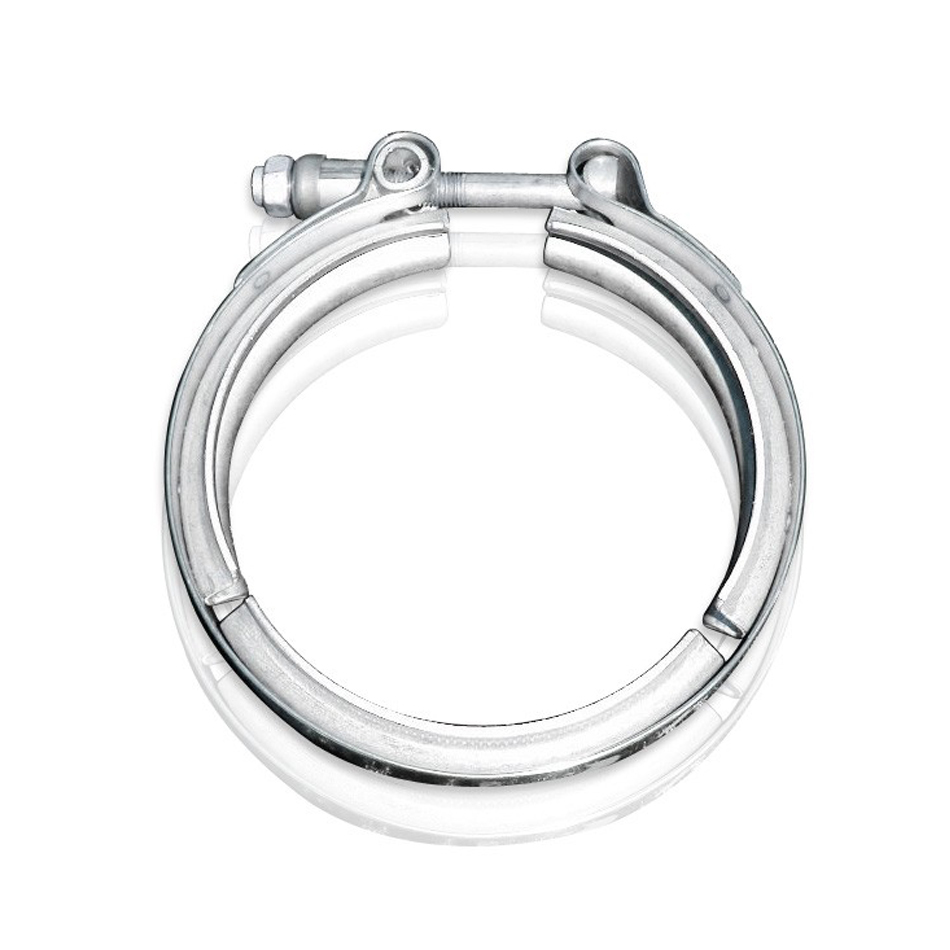 SWOVBCO3 3 in. Stainless Steel Tube V Bolt & Exhaust Clamp, Natural