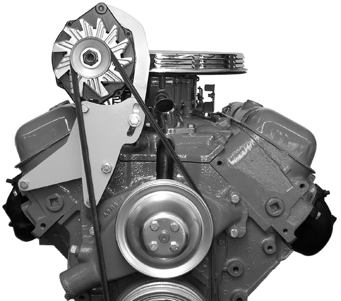ALG204R Tall Style Alternator Bracket for Big Block Chevy & Short Pump