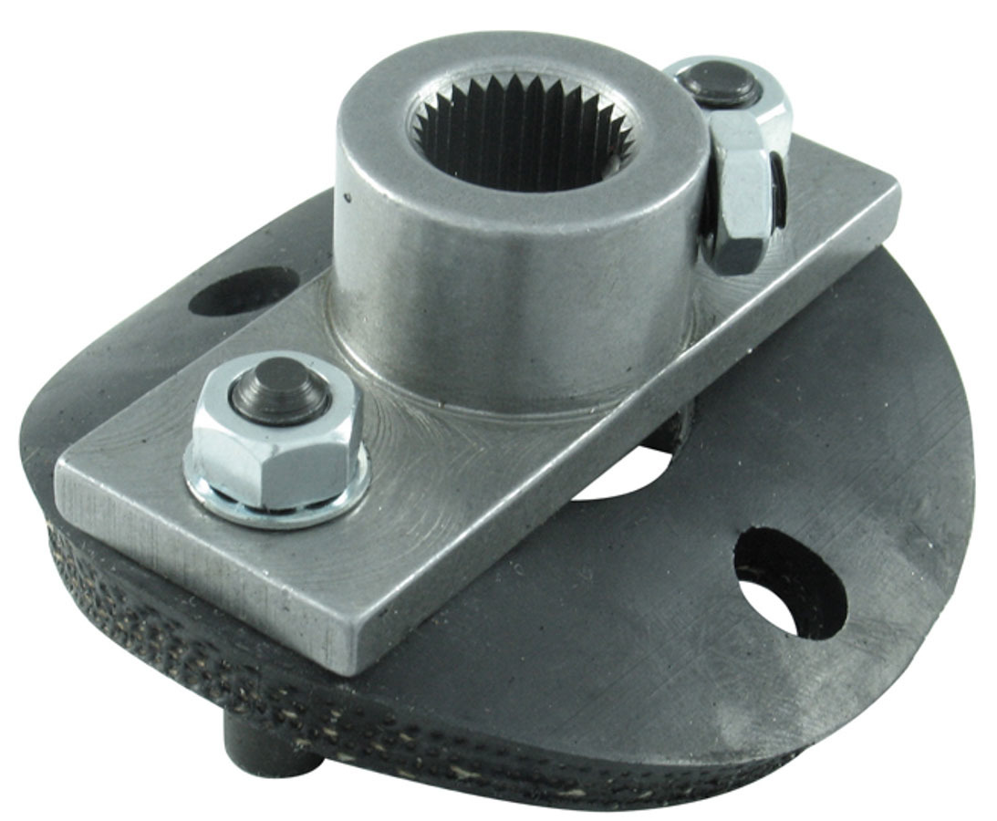 0.75 in. Steering Coupler with 0.5 Rag Joint Steering Box Side - Natural