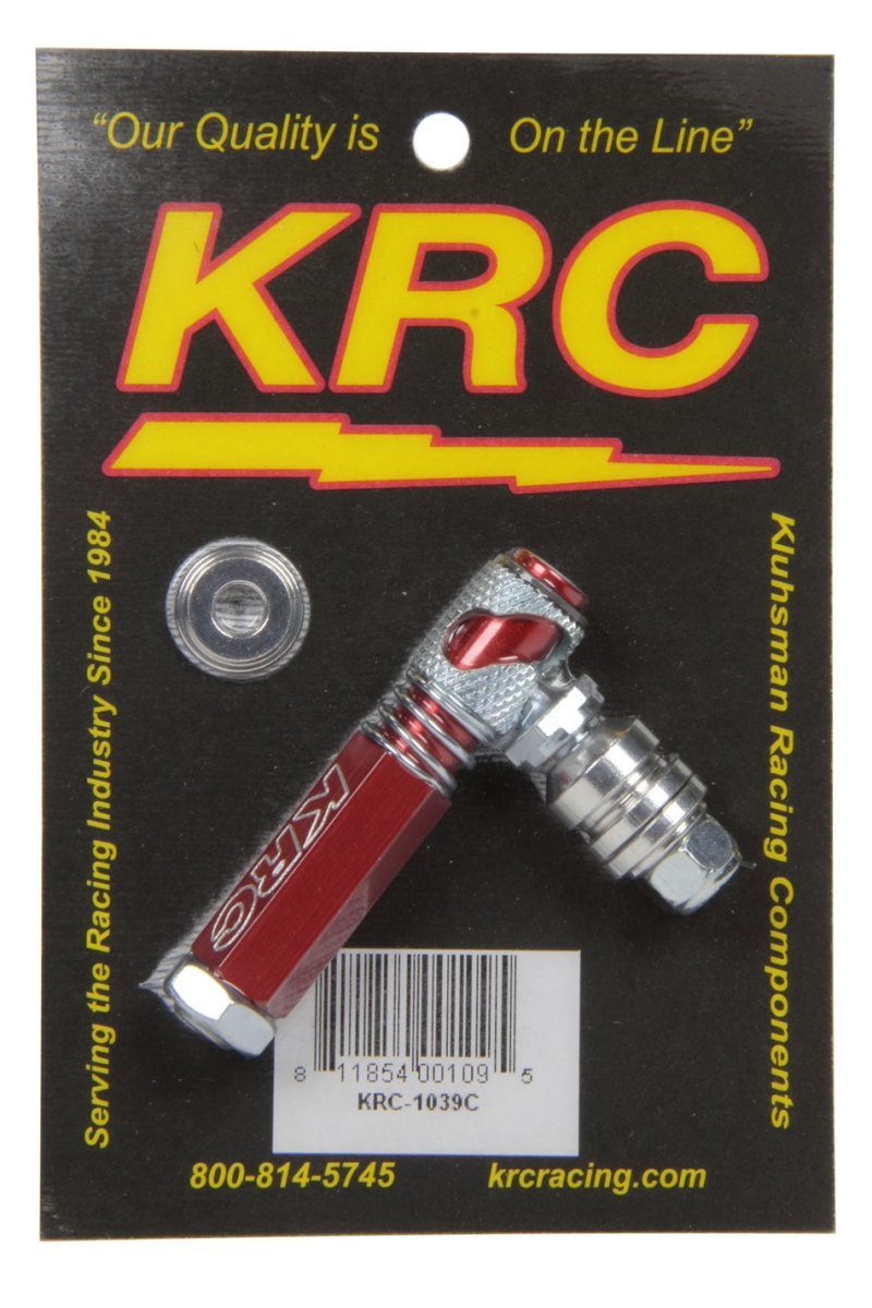 KLU1039C Quick Disconnect Morse Cable Adapter, Red Anodize
